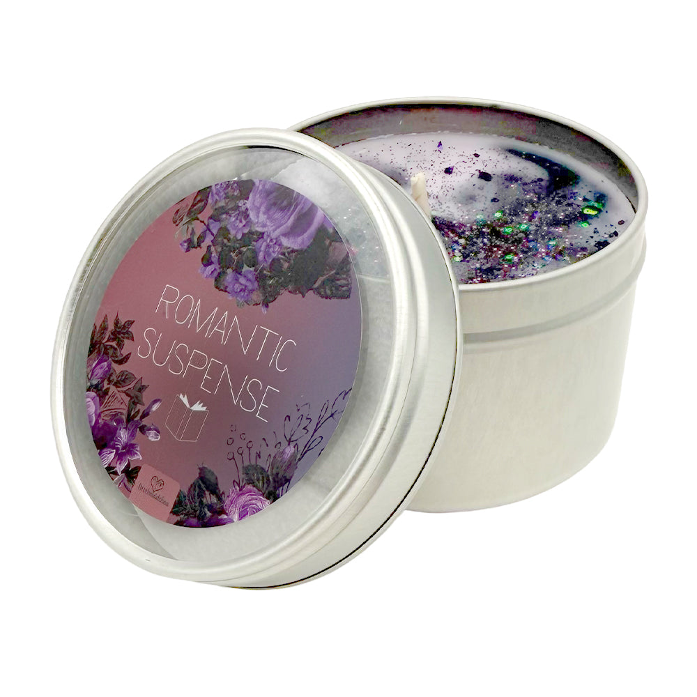 Kerze in Dose »Romantic Suspense«