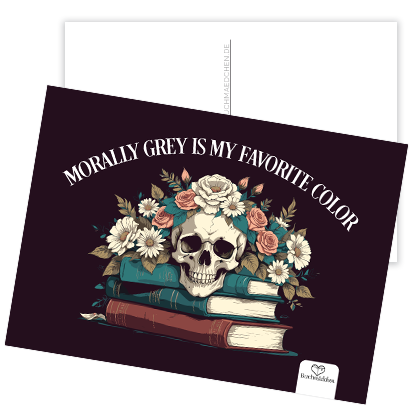 Postkarte »Morally Grey«