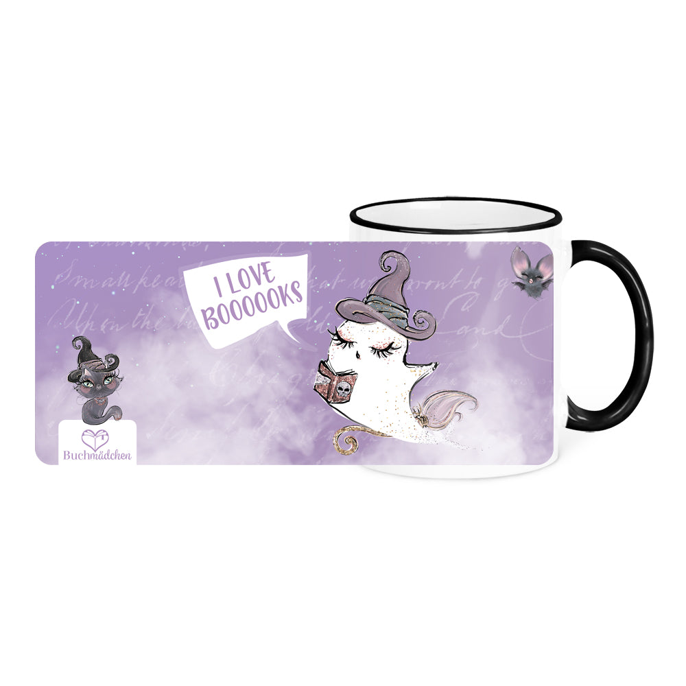 Tasse »I love boooks«