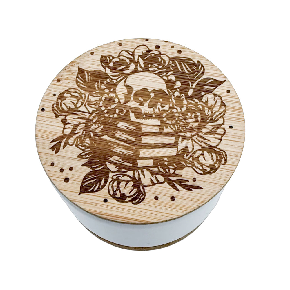 Keramikkerze Dark Books