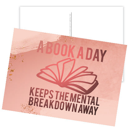 Postkarte »A Book A Day«