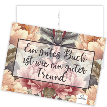 Postkarte »Ein gutes Buch«