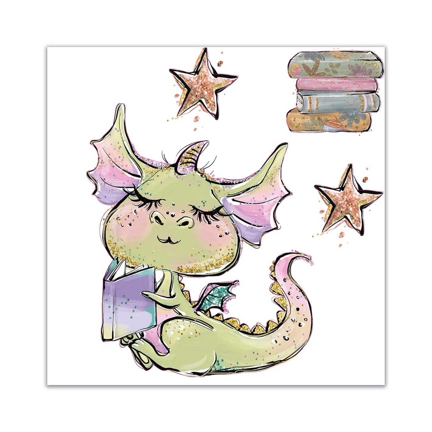 Stickerbogen »Drache«