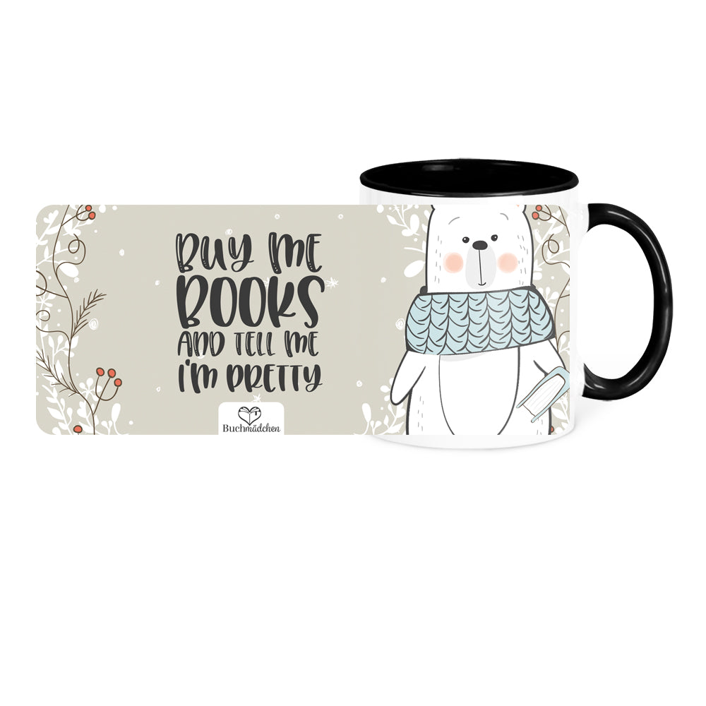 Tasse »buy me books«