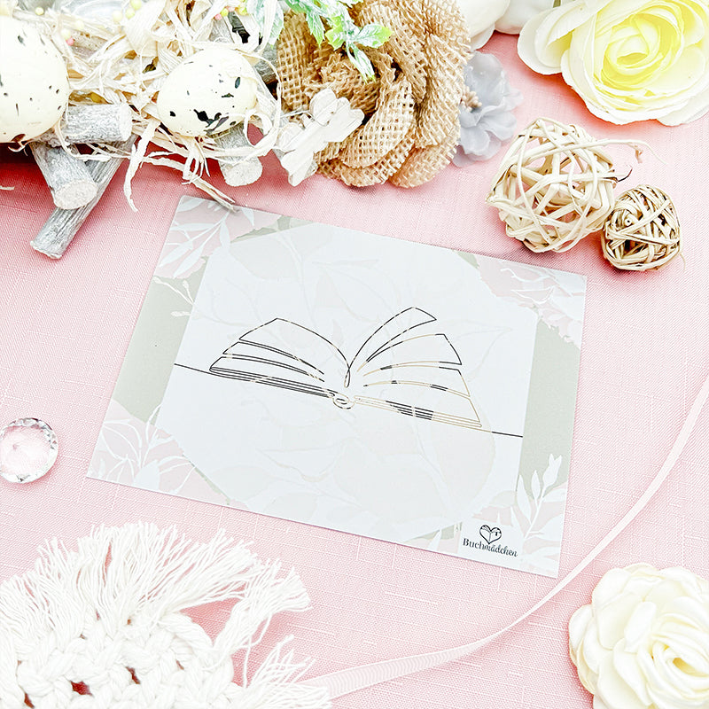 Postkarte »Buch«