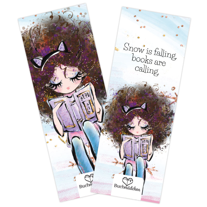 Lesezeichen »Snow is falling«