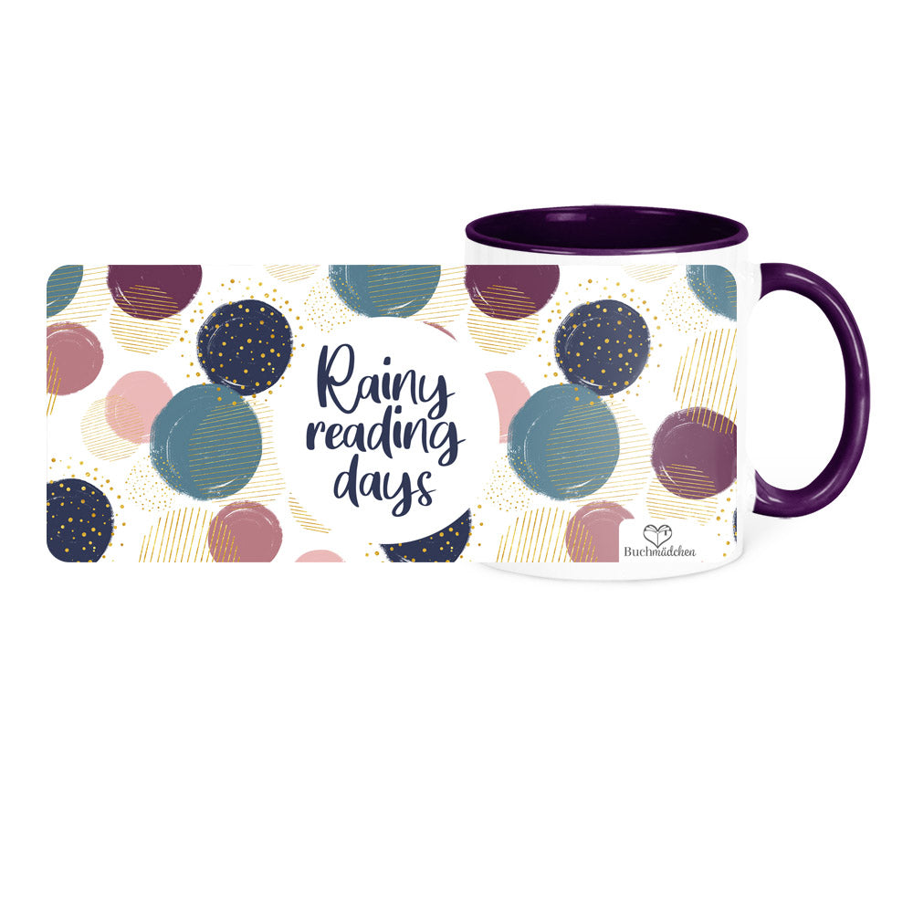 Tasse »rainy reading days«