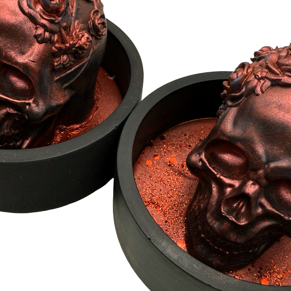 Specialkerze »Totenkopf«