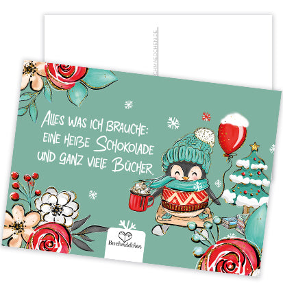 Postkarte »Pinguin«