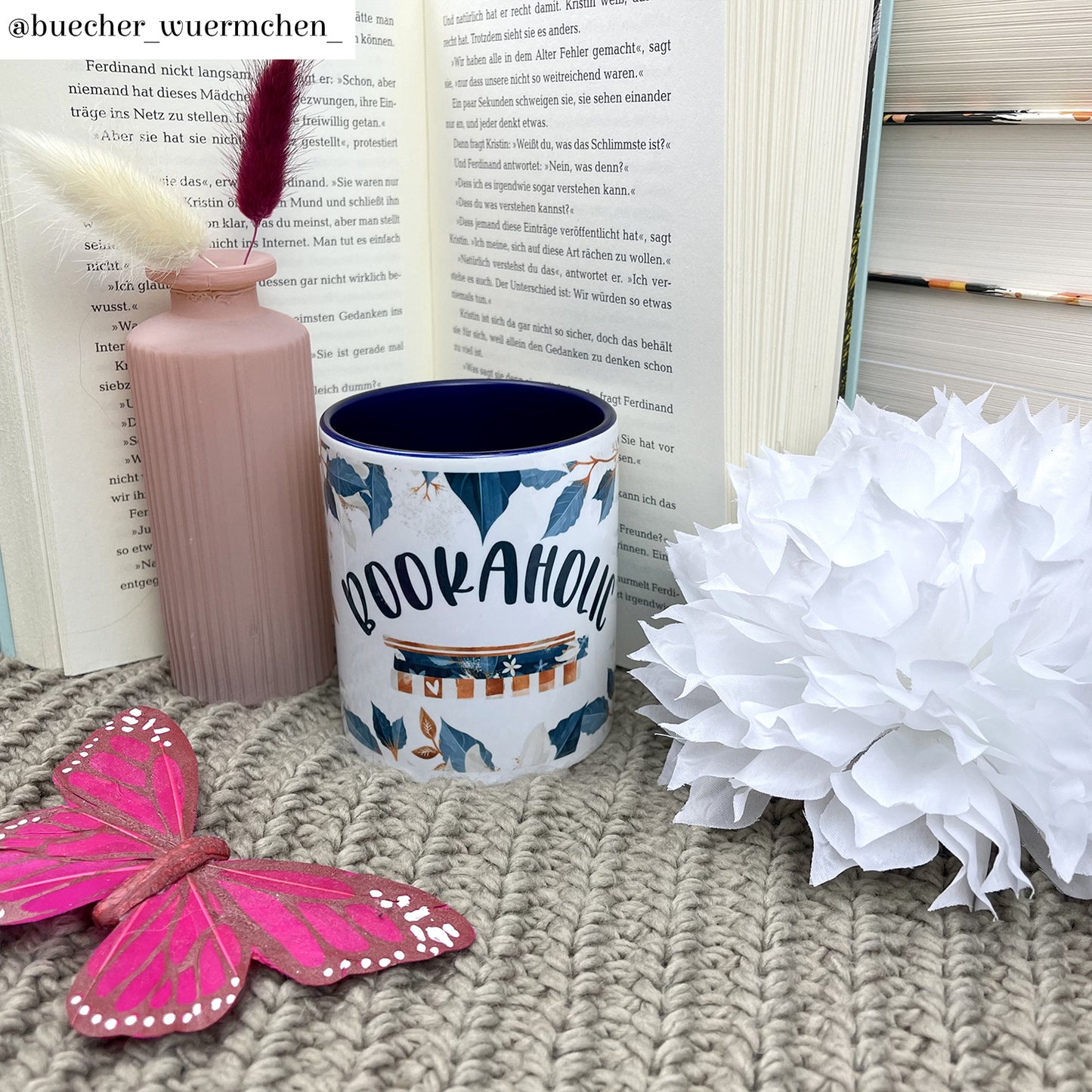 Tasse »Bookaholic«
