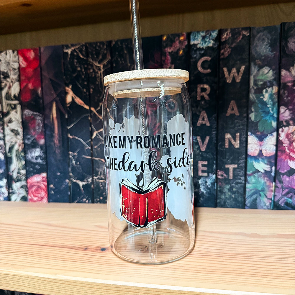 Glastumbler »Romance on the dark side«