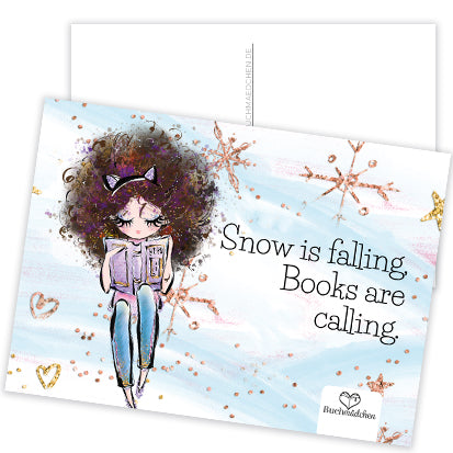 Postkarte »Snow is Falling«
