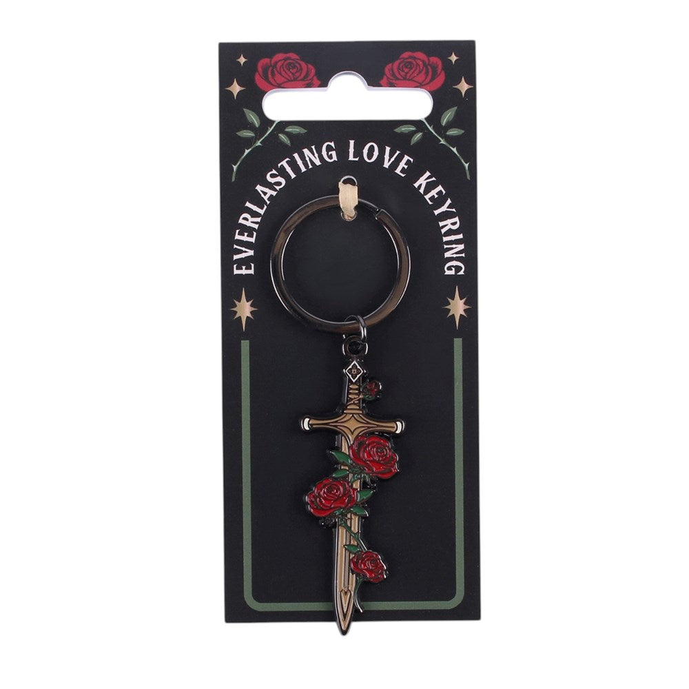 Schlüsselanhänger »Rose and Sword«