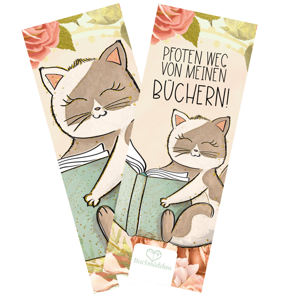 Lesezeichen »Pfoten weg«