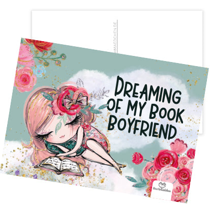 Postkarte »Bookboyfriend«