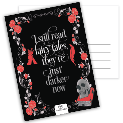Postkarte »Still read fairy tales«