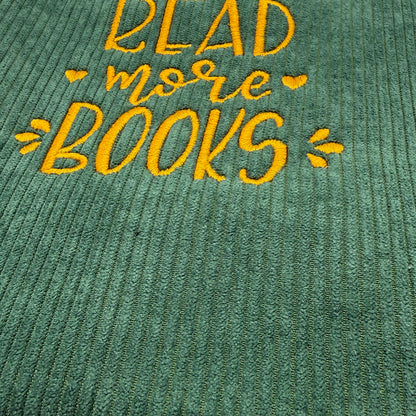 E-Reader Tasche aus Kordstoff »Read More Books«