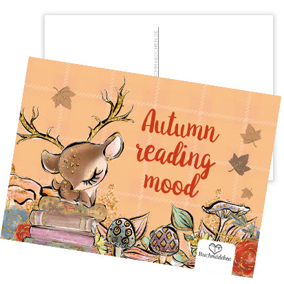 Postkarte »Autumn Reading Mood«