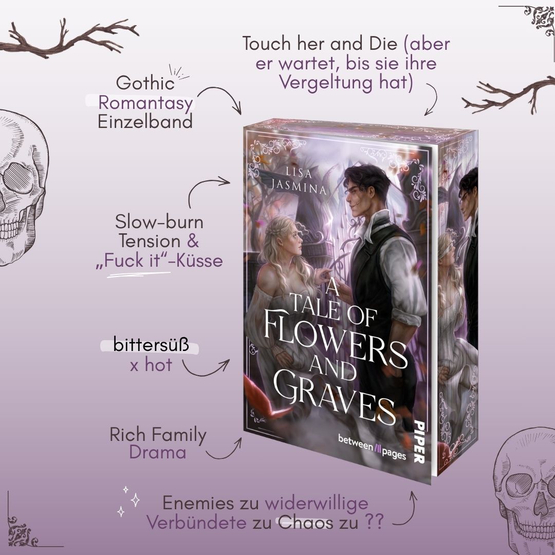 Farbschnittausgabe »A Tale of Flowers and Graves« [Vorbestellung]