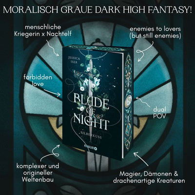 Farbschnittausgabe »Blade of Night – Silberkuss (1)« [Vorbestellung]