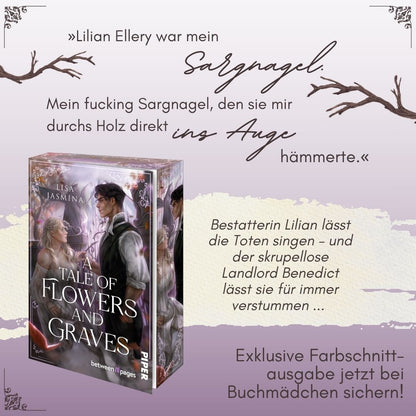 Farbschnittausgabe »A Tale of Flowers and Graves« [Vorbestellung]