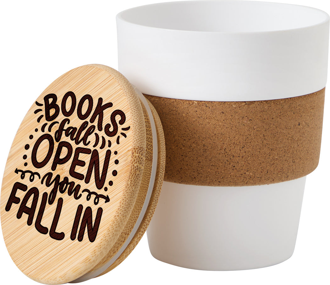 Trinkbecher »Books fall open«