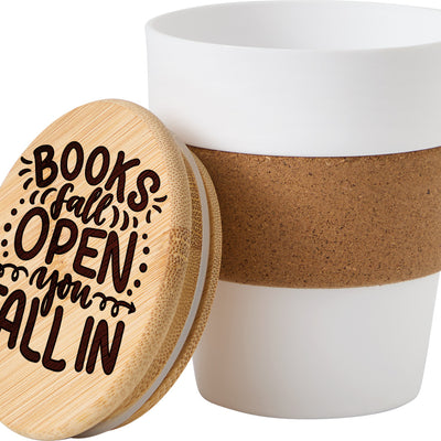 Trinkbecher »Books fall open«