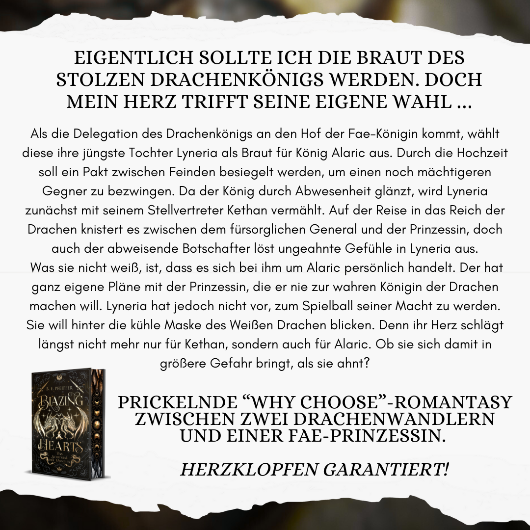 Farbschnittausgabe »Blazing Hearts – Das Schicksal der Drachen« [Sofort]