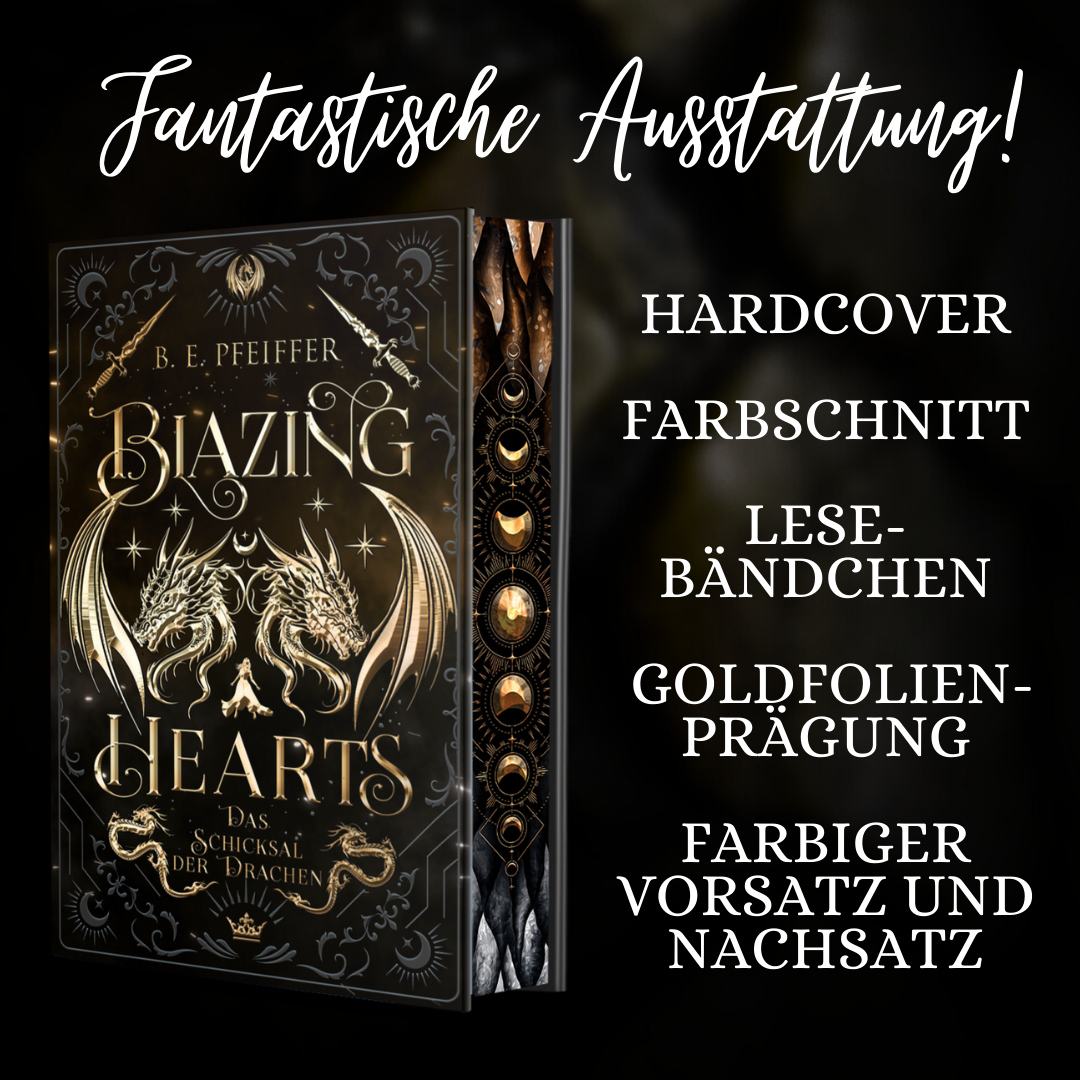 Farbschnittausgabe »Blazing Hearts – Das Schicksal der Drachen« [Sofort]