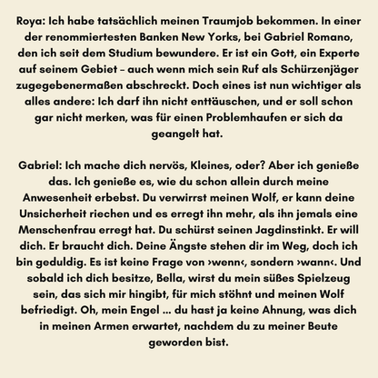 Farbschnittausgabe »Gabriel: Mein Boss, der Werwolf« [Sofort]