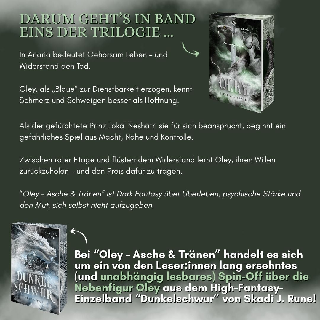 Farbschnittausgabe »Oley – Asche & Tränen (1)« [Sofort]