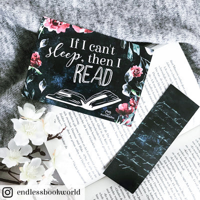 Postkarte »If i can't sleep, then i read«