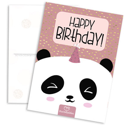 5er Set Postkarte »Happy Birthday!«