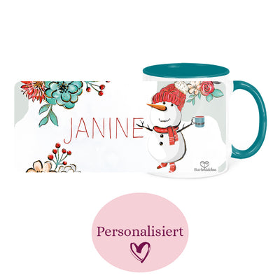[Personalisiert] Tasse »Schneemann«
