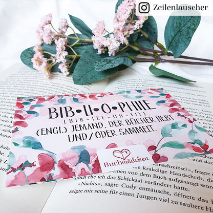 Postkarte »Bibliophile«