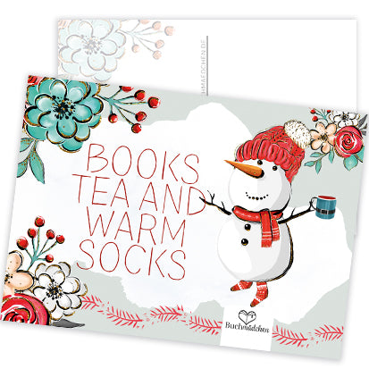 Postkarte »Schneemann«