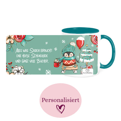 [Personalisiert] Tasse »Pinguin«