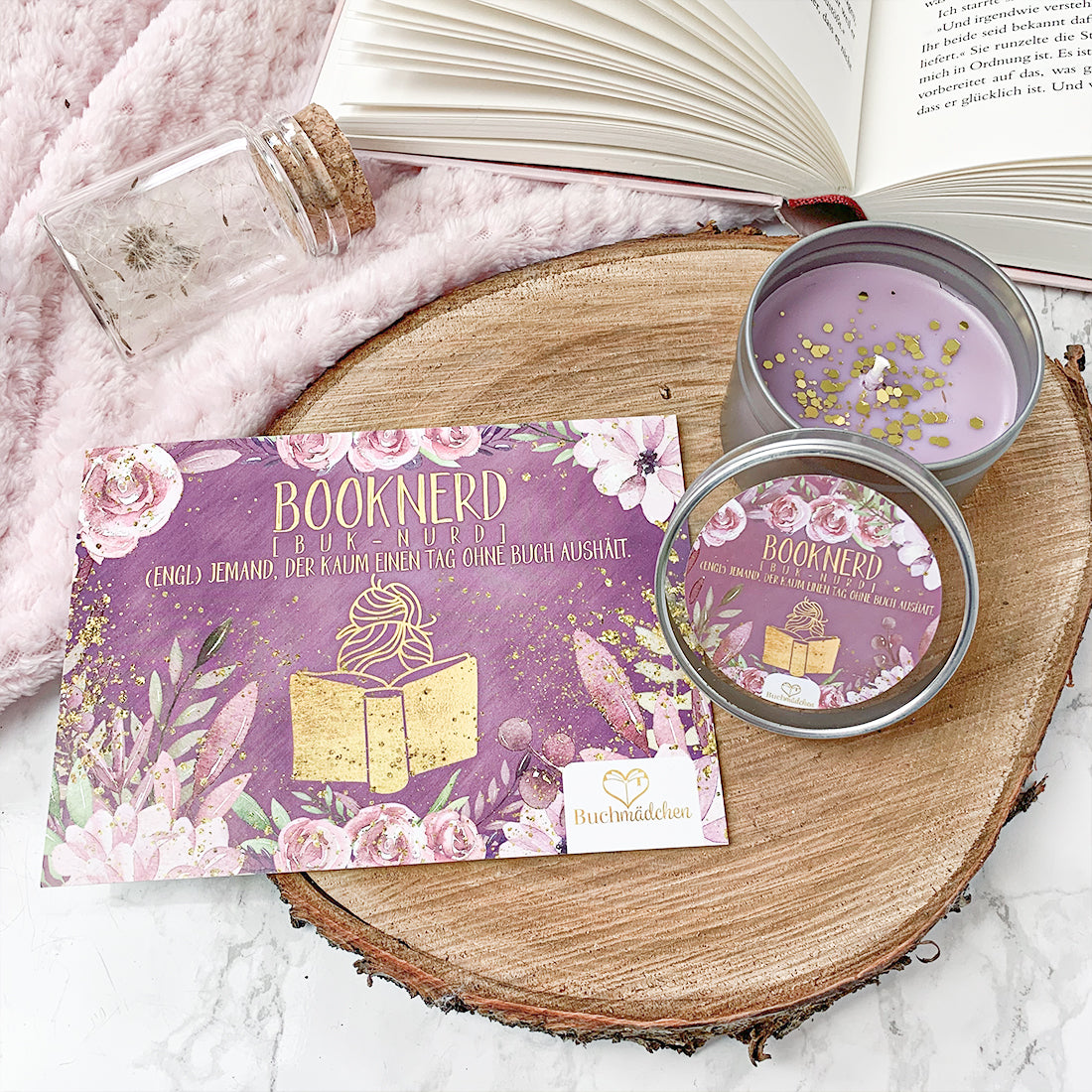 Postkarte »Booknerd«