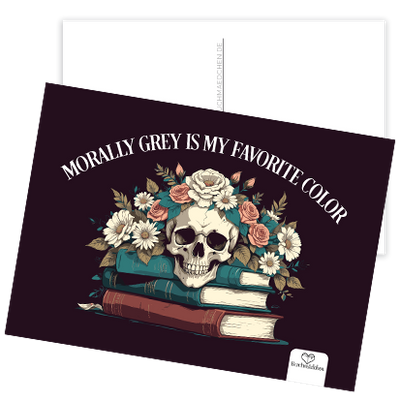 Postkarte »Morally Grey«