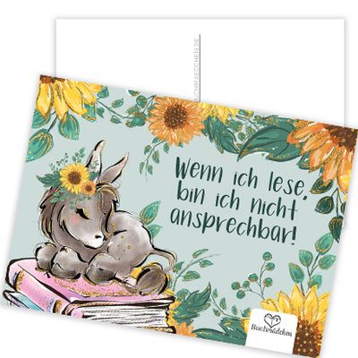Postkarte »Esel«