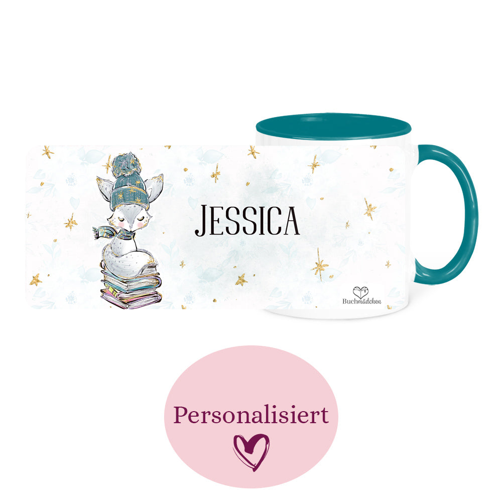 [Personalisiert] Tasse »Schneefuchs«