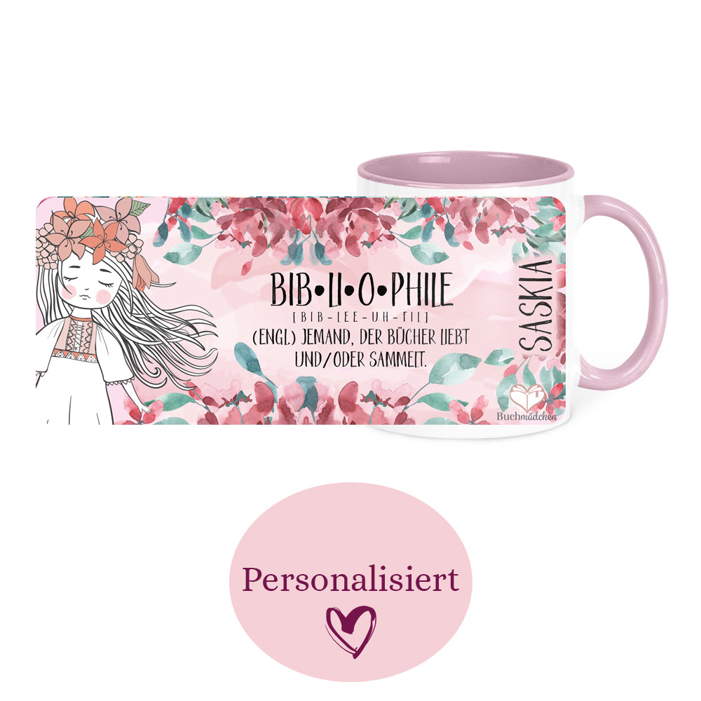 [Personalisiert] Tasse »Bibliophile«
