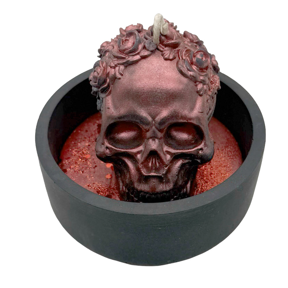 Specialkerze »Totenkopf«