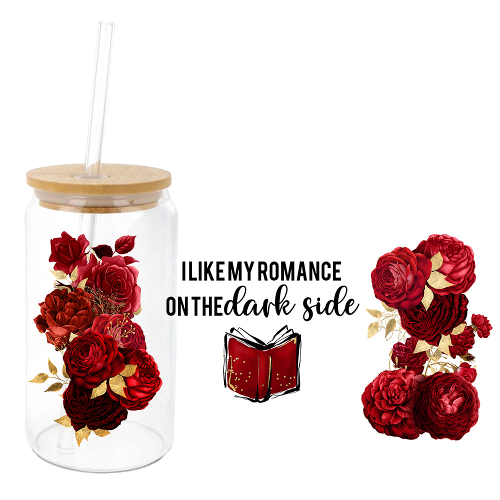 Glastumbler »Romance on the dark side«