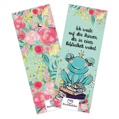 Lesezeichen »Ich warte auf den Prinzen, der in einer Bibliothek wohnt«