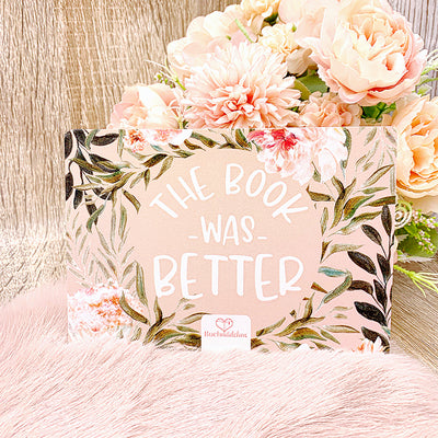 Postkarte »The Book Was Better«