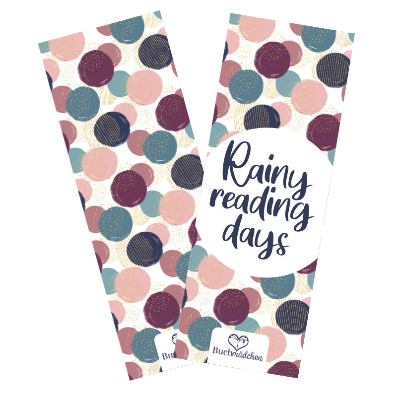 Lesezeichen »rainy reading days«