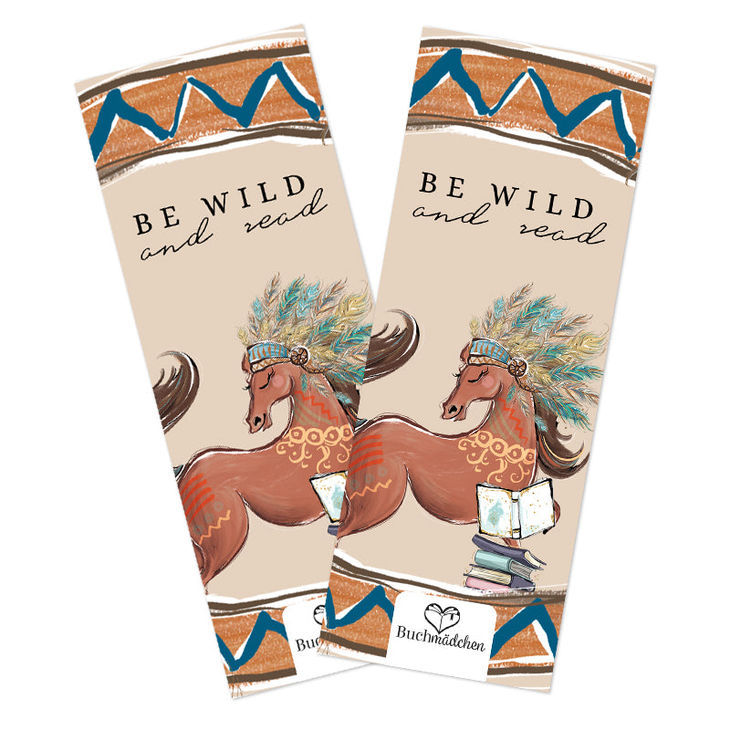 Lesezeichen »be wild«