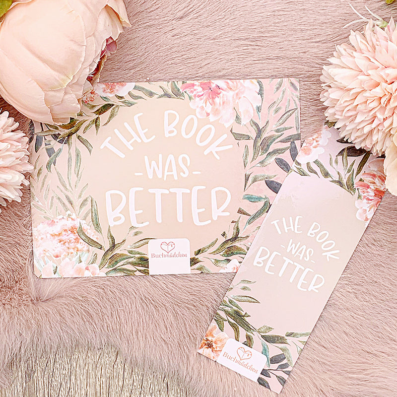 Postkarte »The Book Was Better«