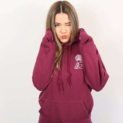 Hoodie »Plant and Books«